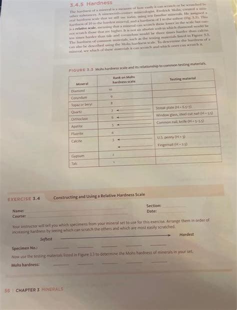 3.4 .5 Hardness EXERCISE 3.4 Constructing and Using a | Chegg.com 
