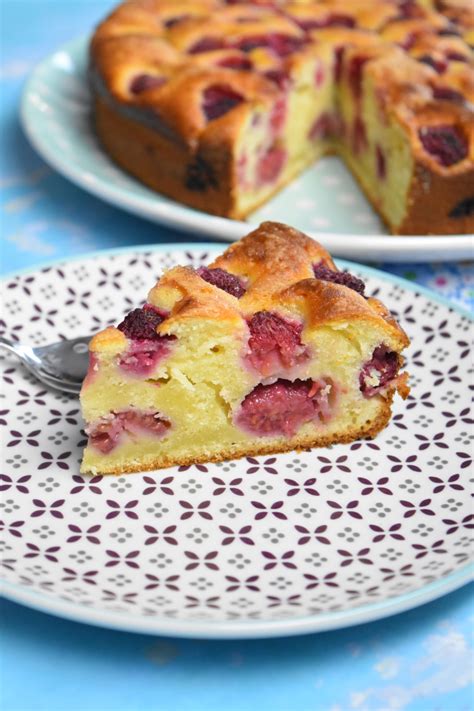 Gâteau aux framboises et mascarpone recette facile