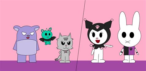 Kuromi Introduces Her Friends To Miffy By Mdfoote On Deviantart