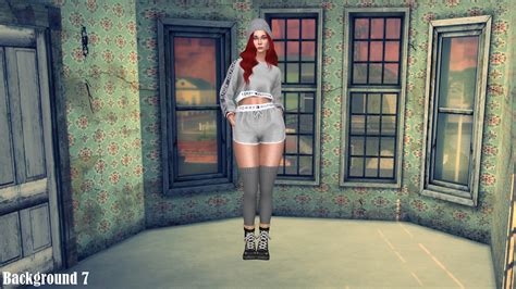 Annett S Sims 4 Welt CAS Backgrounds Abandoned Town Indoor