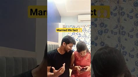 Married Life😂😂shorts Husbandwife Married Ytshorts Comedy Funny