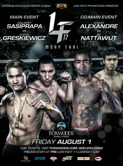 Lion Fight Promotions Foxwoods, Casino Resort, Muay Thai, Weigh, Mma ...