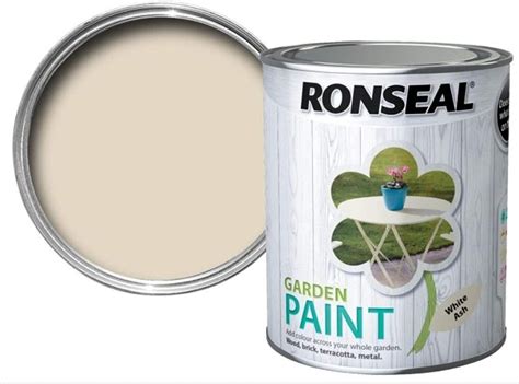 Buy Ronseal Rslgpwa250 Gpwa250 Garden Paint White Ash 250ml From £4 92 Today Best Deals On