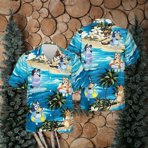 Bluey Hawaiian Shirt Bluey And Bingo Best Hawaiian Shirts Teejeep