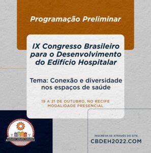 Congresso Brasileiro Para O Desenvolvimento Do Edif Cio Hospitalar