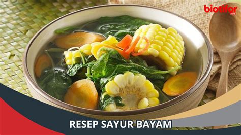 Resep Sayur Bayam dan Manfaatnya yang Luar Biasa - Biotifor