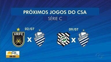 Bom Dia Alagoas Csa Chega A Tr S Jogos Sem Vencer E Acende Alerta