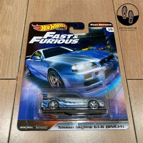 Promo Hot Wheels Premium Nissan Skyline GT R BNR FAST IMPORTS Diskon Di Seller
