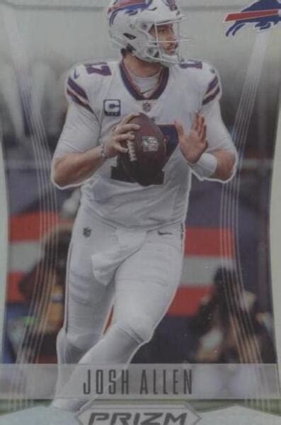 2022 Panini Prizm Prizm Flashback Silver Prizm Pf 6 Josh Allen For