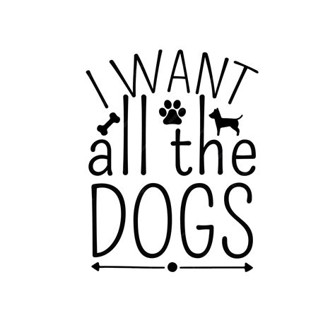 Premium Vector Dog Quotes Funny Svg Design