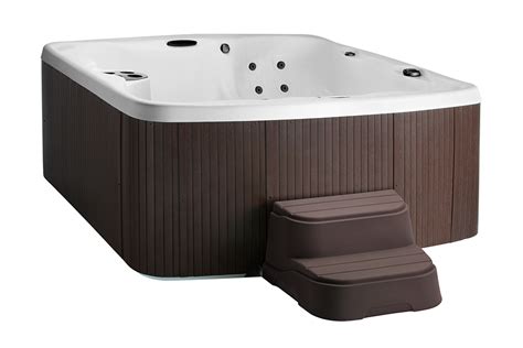 LS Plus Person Jets Arctic White Espresso Plug Play Hot Tub