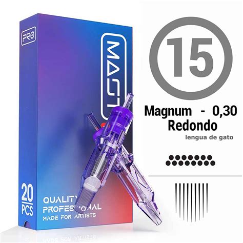 Comprar 7RM Agujas De Tatuajes De Cartuchos MAST Round Magnum