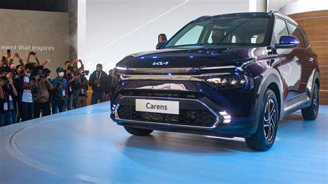 First Unit Of Kia Caren Rolls Out Before Launch Check Specifications