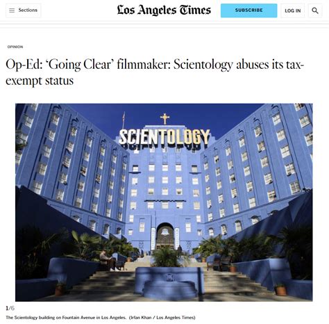 Alex Gibney Urges Irs To Revoke Scientologys Tax Exempt Status