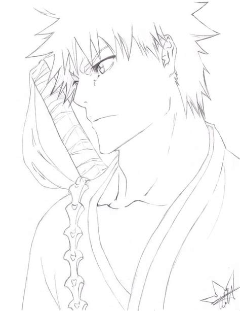 Bleach Anime Coloring Pages At Getdrawings Free Download