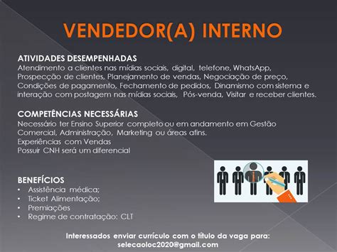 Oq E Vendedor Interno - VENDEDOR INTERNO
