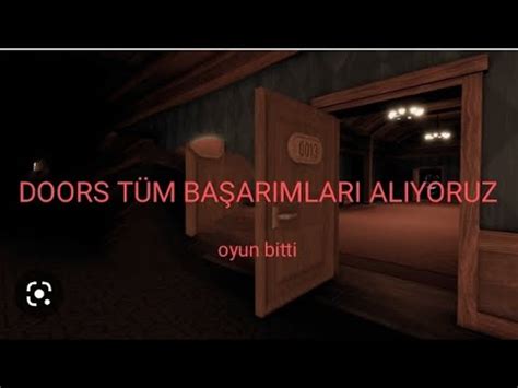 DOORS TÜM BAŞARIMLARI ALIYORUZ part1 YouTube