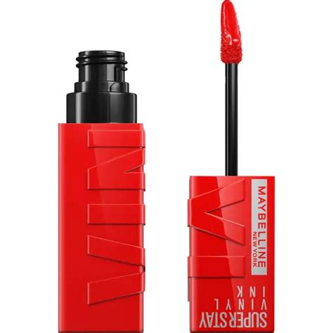 Maybelline SuperStay Vinyl Ink Liquid Lipstick Red Hot Ml Beau Monde