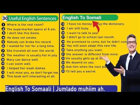 Ku Baro English Ka Af Somali Jumlad Oo Muhiim Ah Youtube