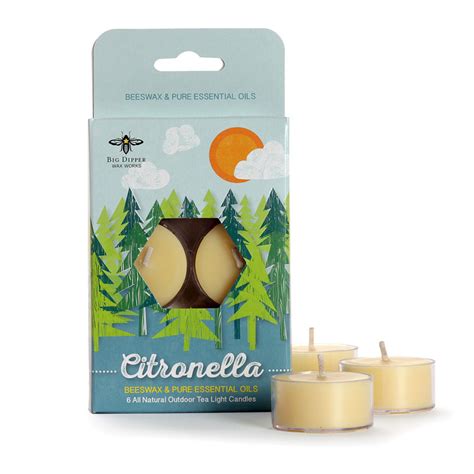 Citronella Beeswax Tea Lights | Eartheasy.com