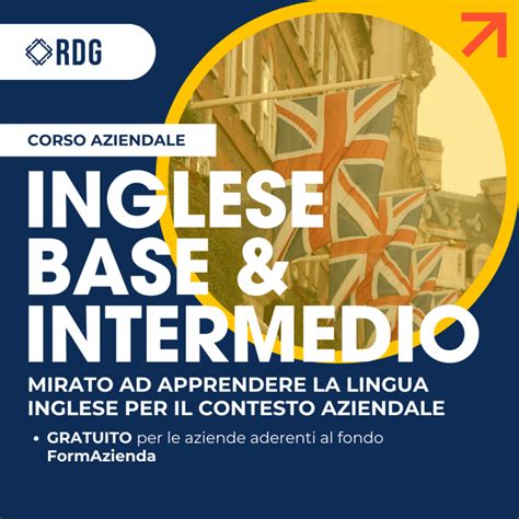 Corso Gratuito Per Aziende Inglese Base E Intermedio Rdg Formazione