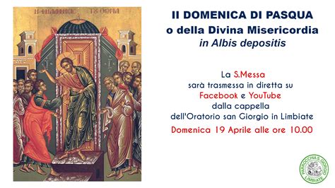 Ii Domenica Di Pasqua O Della Divina Misericordia In Albis Depositis