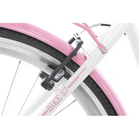 Dviratis Azimut Vintage S White Pink Bikko Lt