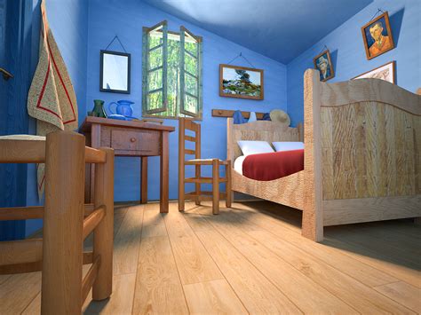 Vincent Van Gogh Bedroom In Arles 3D On Behance