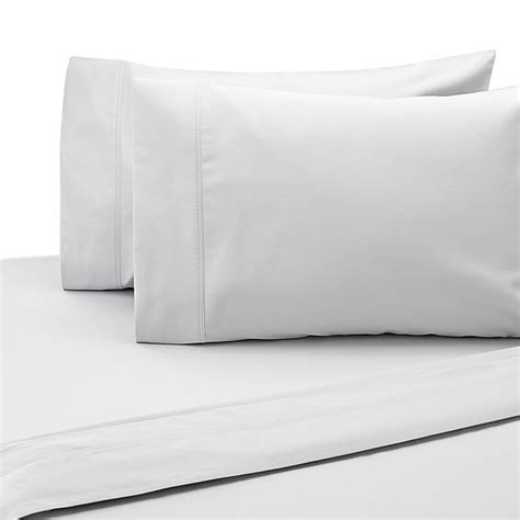 SALT 300-Thread-Count Cotton Sateen King Pillowcases - White 2 ct | Shipt