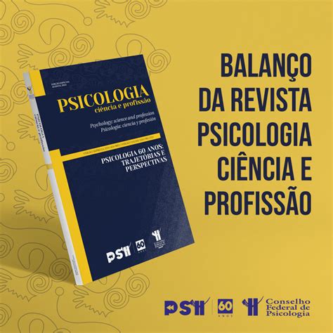 Balan O Da Revista Psicologia Ci Ncia E Profiss O Cfp Cfp