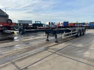 HRD 8X IN STOCK 20 40 45 FT Container Chassis Semi Trailer For Sale