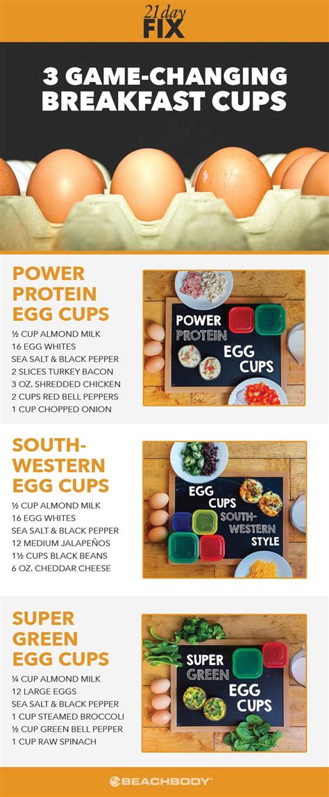 3 Easy 21 Day Fix Egg Cup Recipes Recipe 21 Day Fix Breakfast Beachbody Recipes Egg Cups