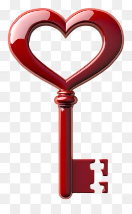 Heart Shaped Key Png And Heart Shaped Key Transparent Clipart Free