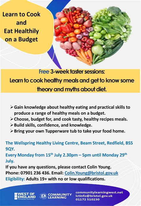 Eat Well Live Well Healthy Cooking Taster Sessions Wellspring