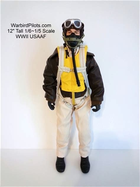 Rc Pilot Figure Wwii American Usaaf Pilot 16th Scale 15th Scale