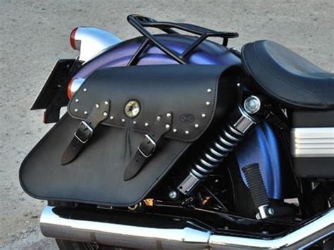 Chopper Motorrad Satteltaschen GORUM Clásicas Leder Satteltaschen