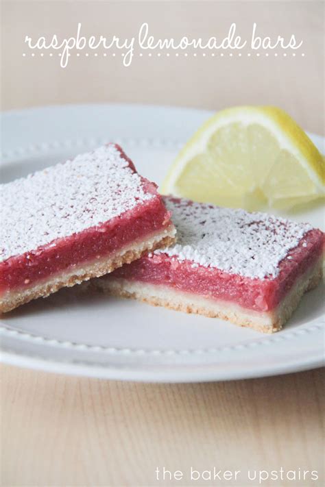 Raspberry Lemonade Bars The Baker Upstairs