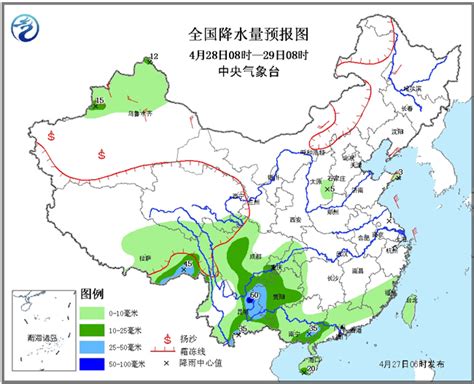 气象局云南广西等地有中到大雨 黄海东海有大风中华人民共和国中央人民政府门户网站