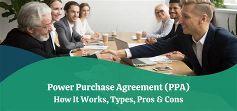 Power Purchase Agreement PPA How It Works Types Pros Cons