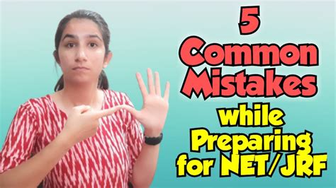 Avoid 5 Common Mistakes While Preparing For Ugc Netjrf Exam Ugcnet