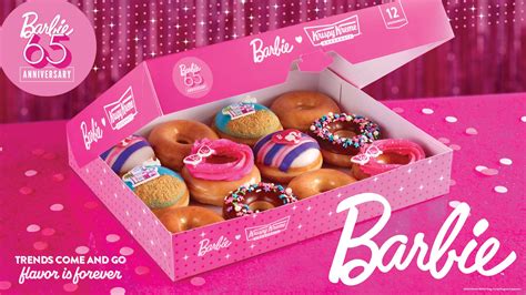 Krispy Kreme Releases New Barbie Doughnuts For Dolls 65th Anniversary