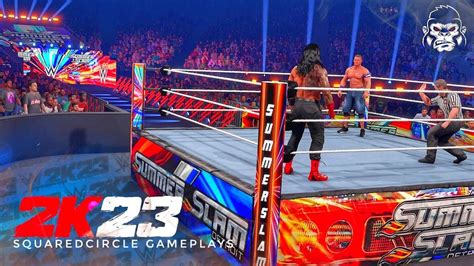 WWE 2K23 Summerslam 2023 New Modded Arena W Entrances Ft Roman Reigns