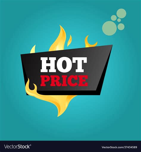 Hot Sale Flaming Labels Stickers Symbols Vector Image