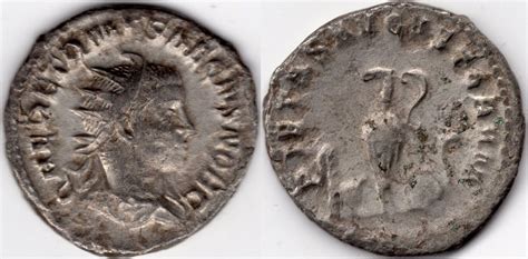 Roman Empire 249 251 Herennius Etruscus As Caesar Antoninianus C268