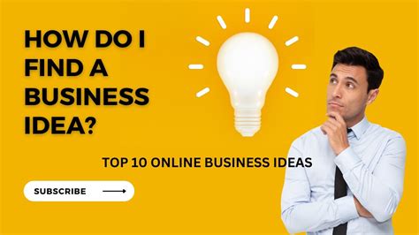 TOP 10 ONLINE BUSINESS IDEAS YouTube