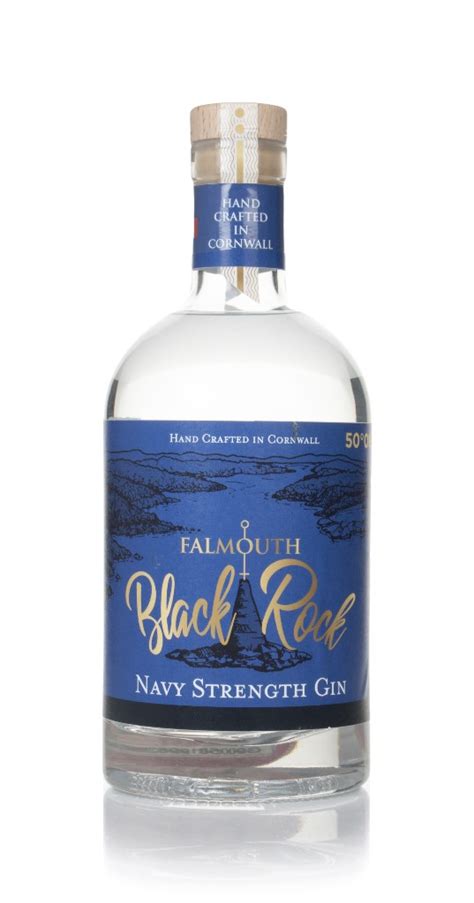 Falmouth Black Rock Navy Strength Cornish Gin 70cl Master Of Malt