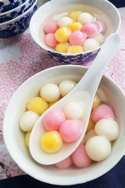 Tang Yuan Glutinous Rice Balls In Sweet Ginger Syrup A Dessert