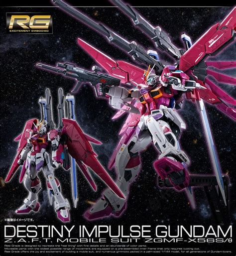 Premium Bandai Bandai Rg Destiny Impulse Gundam Model Kit