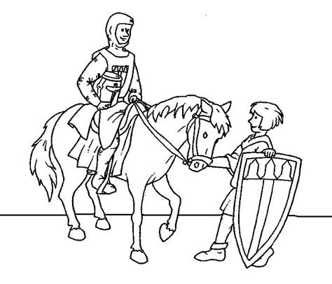 Middle Ages Coloring Page 4 Coloring Kids Coloring Kids