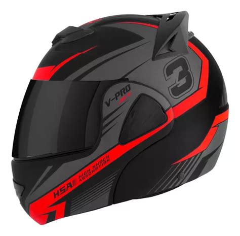 Capacete De Moto Articulado V Pro Jet Robocop Pro Tork Nfe